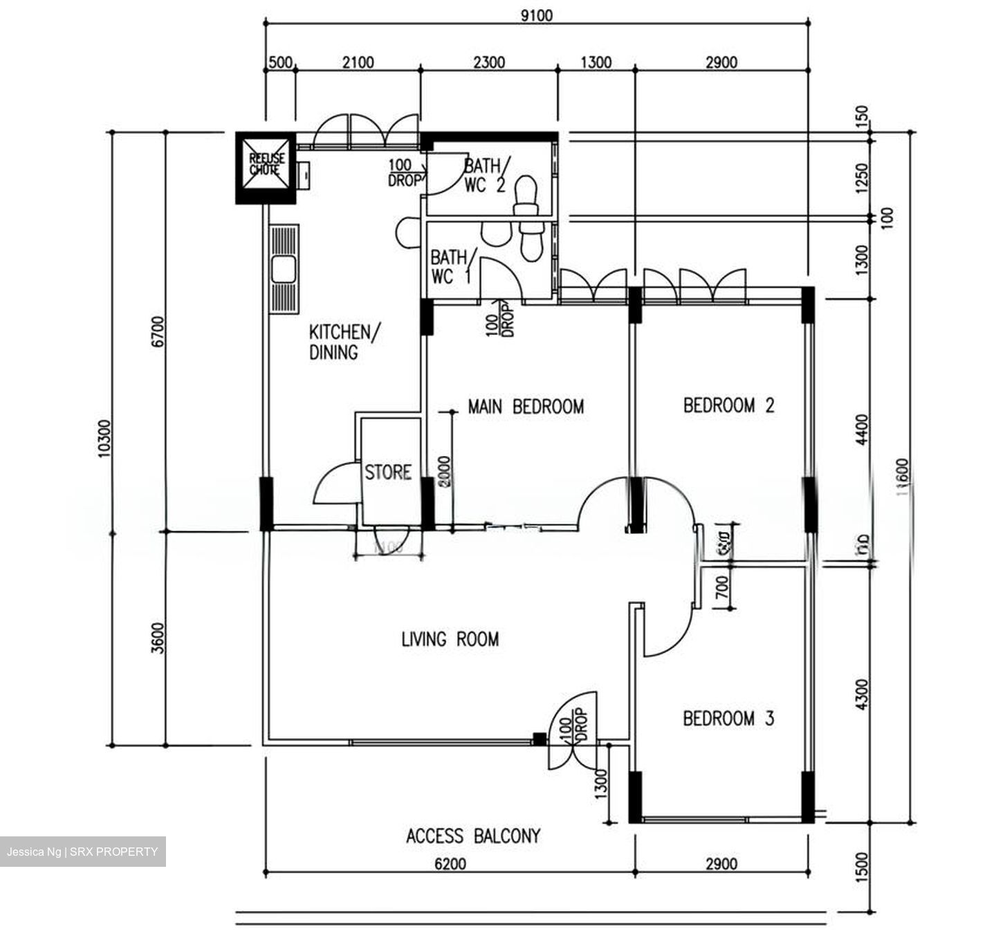 Blk 332 Serangoon Avenue 3 (Serangoon), HDB 4 Rooms #593717241